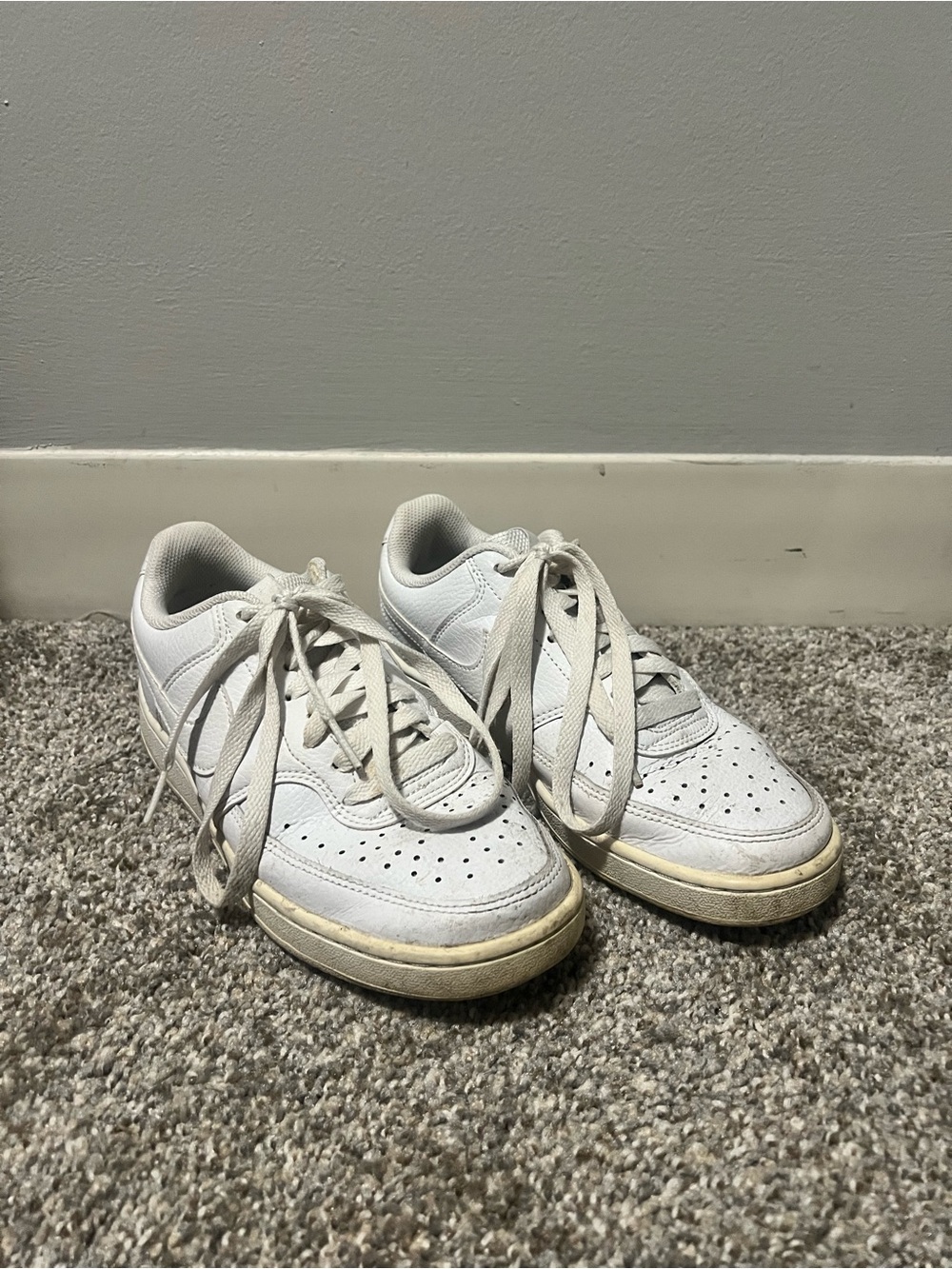Nike White Low-Top Sneakers